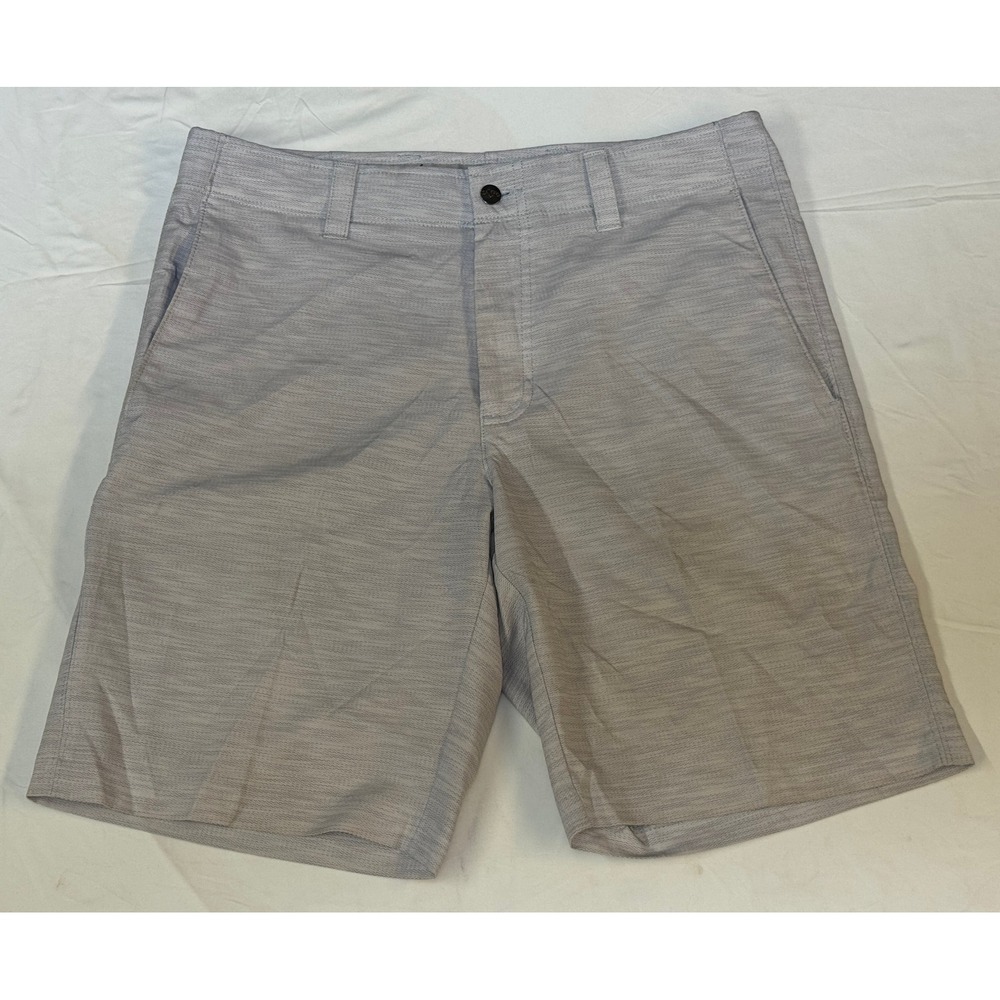 Callaway Mens Golf Shorts Gray Heathered Performance Flat Front Size 32 80671